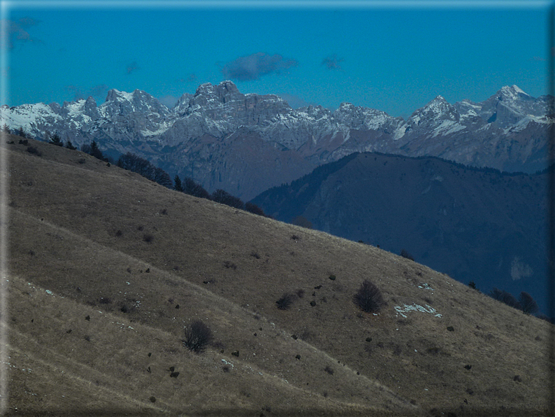 foto Salita dal Monte Tomba a Cima Grappa
